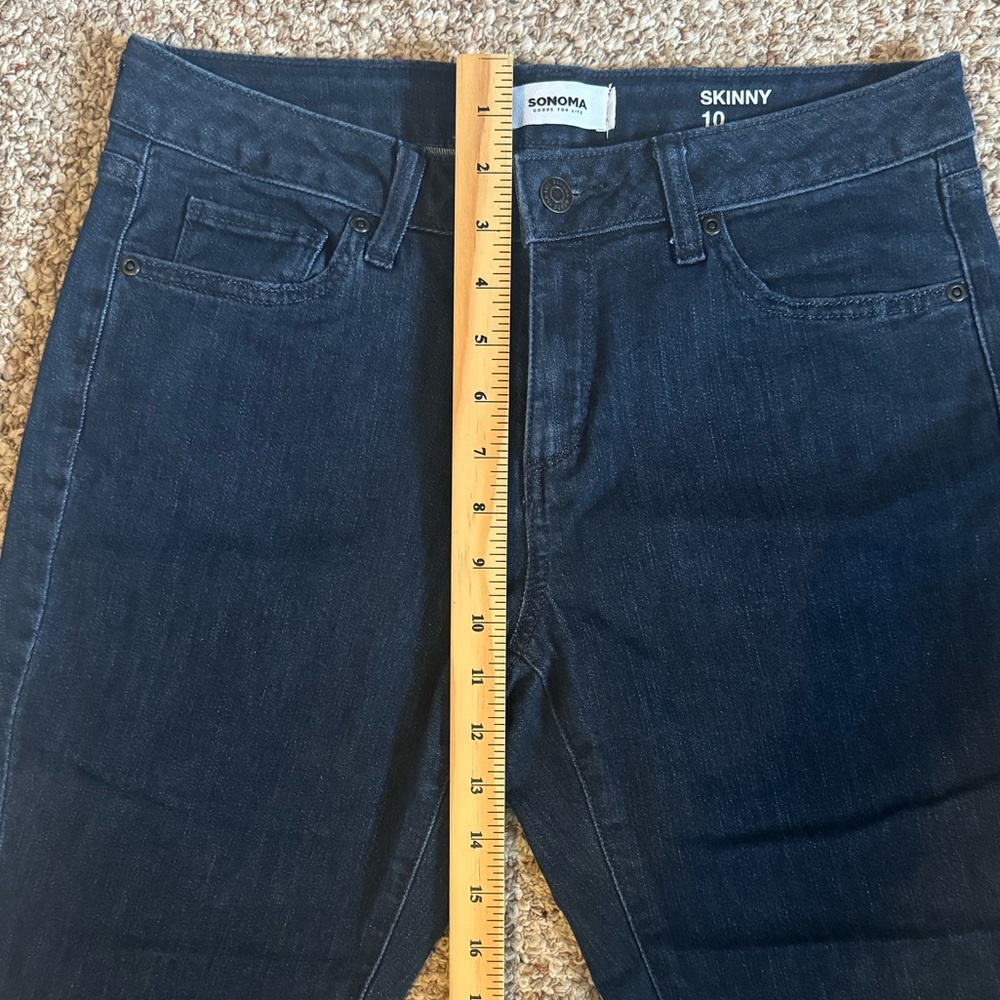 Dark Wash Skinny Jeans - Picture 2 of 5